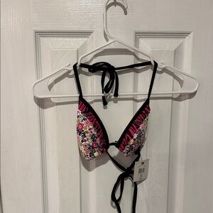 OP Multicolor Swirl Bikini Top